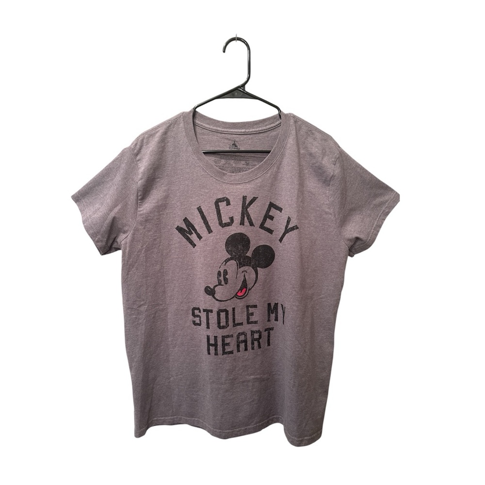 Disney Mickey Mouse Gray Women's T-Shirt Size XXL